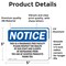 Signmission This Is A Fragrance Free Facility Please, 5 in W x Rectangle, Vinyl Decal OS-2PACK-NS-D-35-L-18623 - alternate 4